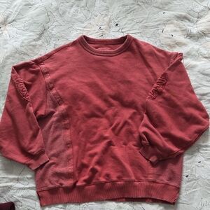 Aerie Women's Crew Neck Sweater in Dusty Rose